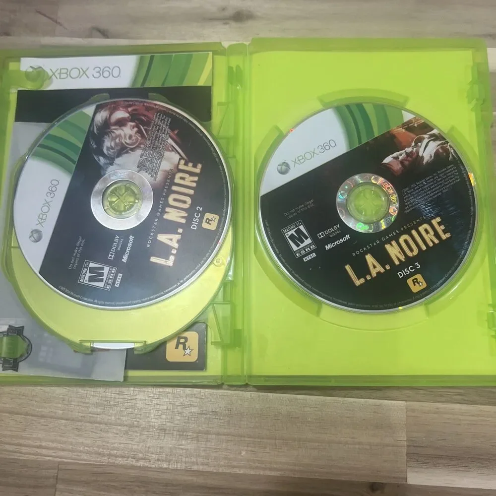 L.A. Noire (Microsoft‎ Xbox 360, 2011) Pre-owned Complete